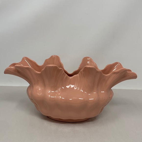 Lenox Other - 1781 LENOX 40s Vintage Fluted Flower Vase Sculptural Oblong Table Centerpiece